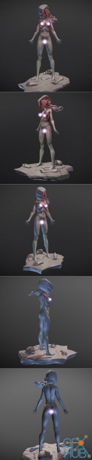 Lucy (Elfen Lied) – 3D Print