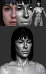 Girl full body Zbrush – 3D Print