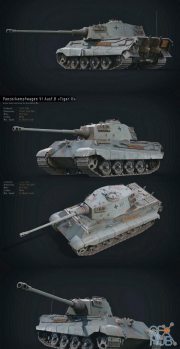 Tiger 2 Tank PBR