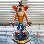 Crash Bandicoot Washed – 3D Print