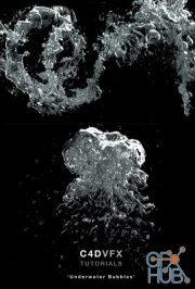 Helloluxx – VFX X-Particles 3 Cinema 4D Tutorial – Underwater Bubbles