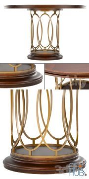 Avalon Heights-Neo Deco Pedestal Table