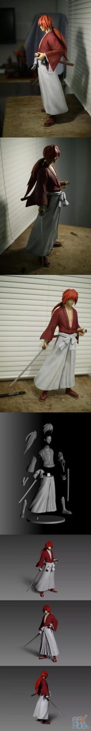 Samurai x Kenshin Himura – 3D Print