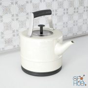 White kettle