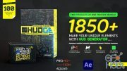 Videohive – HUDGE | Generator of Hi-Tech Elements | 1850+ HUD UI