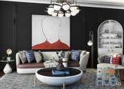 Modern Style Livingroom 453
