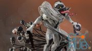 Sculpting Anti-Venom in ZBrush