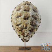 Faux Turtle Shell Sculpture