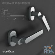 Schuco handle, for windows and doors