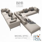 Michel EFFE 2 sofas by B&B Italia
