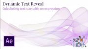 Dynamic Text Reveal: Calculating text size with an expression