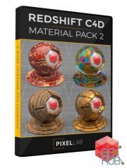 The Pixel Lab – Redshift C4D Material Pack 2
