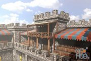Unity Asset – HQ Fantasy Battle Arena (Modular) v1.0