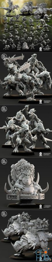 One Page Rules - Saurians - Army Bundle – 3D Print
