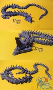 Dragon Mech Print-in-place – 3D Print
