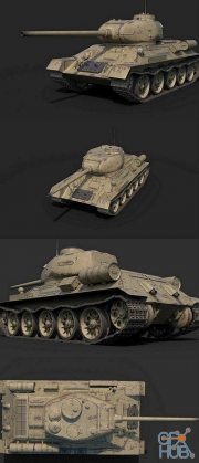 WW2 SOVIET TANK T-34-85