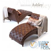 Deckchair Ashley 71201-1 (Vray)