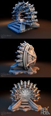 Sci-Fi Warp Gate – 3D Print
