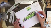 Learn how to correctly sketch a car with pen & paper