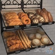 Rack with bread