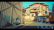 Unreal Engine – Stylized Industrial Area
