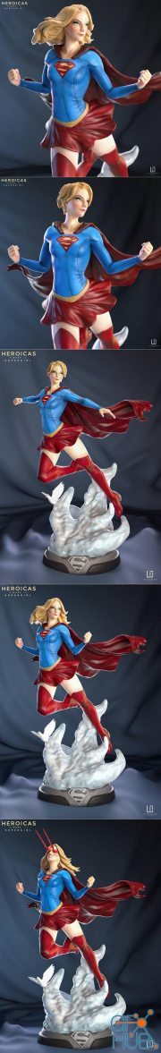 Heroicas - Figure 1 - Supergirl – 3D Print
