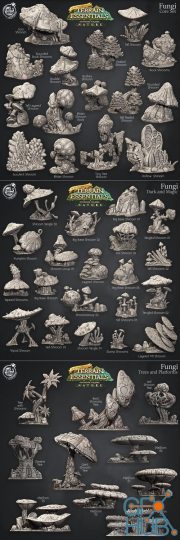 Fungi Terrain Set – 3D Print