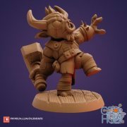 Minotaur Barbarian – 3D Print
