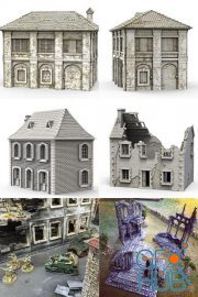 WWII Ruins Complete – 3D Print