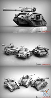 FG Battle Tank – 3D Print