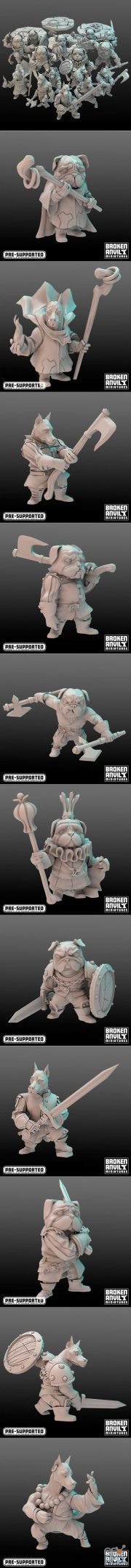 Broken Anvil - Barkonians – 3D Print