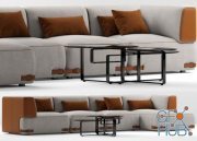 Fendi Soho modern sofa
