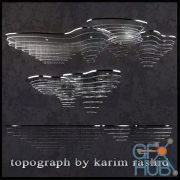 The topograph chandelier by Karim Rashid