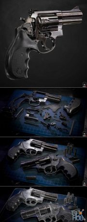 Smith & Wesson 686 Revolver – 3D Print