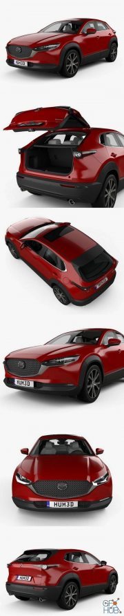 Car Mazda CX-30 with HQ interior 2020