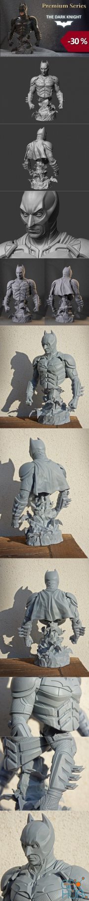 Dark Knight Bust – 3D Print