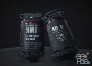 Hmx explosive grenade PBR