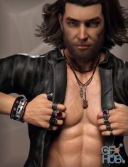 MD Rock Jewelry for Genesis 3 and 8 Male(s)