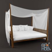 Modern daybed with canopy