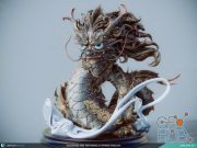 Levelup Digital – Sculpting & Texturing a Chinese Dragon by Zhelong Xu