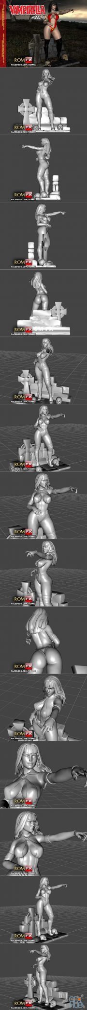 Vampirella Model 2 – 3D Print