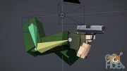 Udemy – Rigging and Animating Low Poly FPS Arms in Blender
