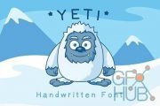 Creativemarket – Yeti – Hand Drawn Font 177227