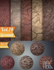 CGTrader – Stylized Hand Painted Textures Collection 1