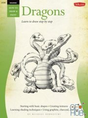 Drawing – Dragons – Learn to draw step by step (How to Draw & Paint) – EPUB