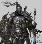 Marat Ars Concept Art Series Knight 14h Real-time Digital Painting