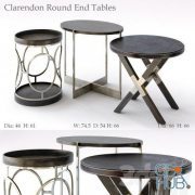 Bernhardt Clarendon Round End Tables