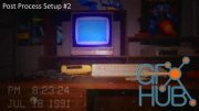 Unreal Engine – Animated CRT TV - VCR Effects