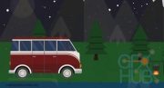 Skillshare – How To Create A Flat Design Night Camping in Affinity Designer