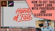 Skillshare – How to create a stamped look to your handlettering in Procreate and Adobe Illustrator